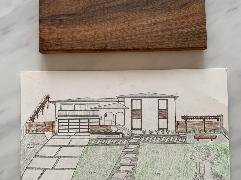 Handwritten Exterior Concept Plan